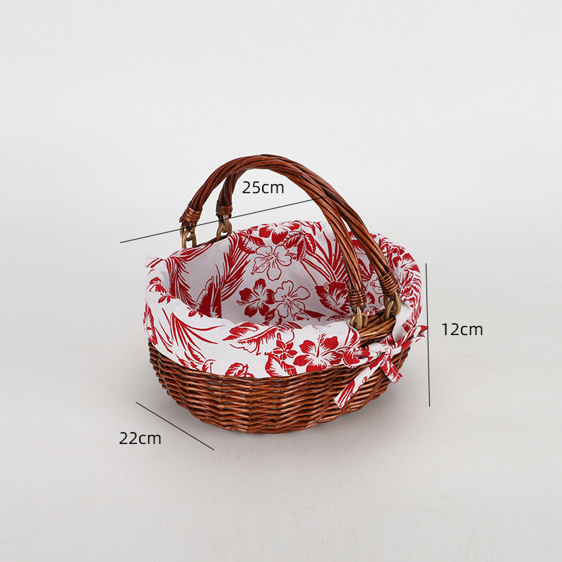 Dekorativer Rattan Korb