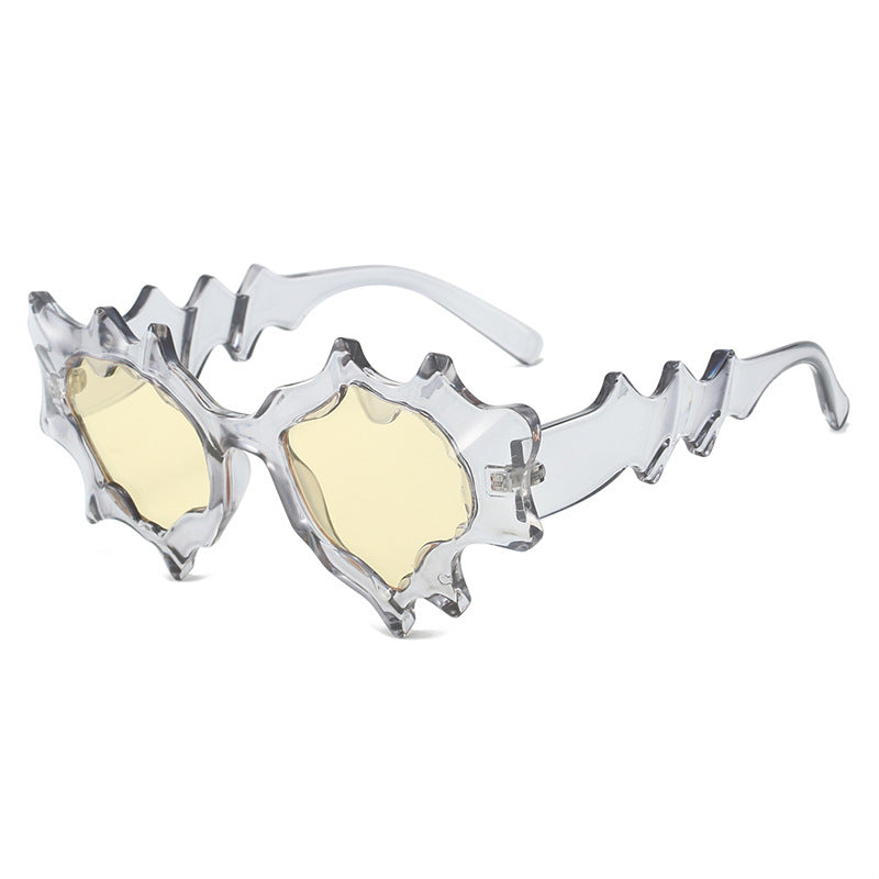Damen auffällige künstlerische Sonnenbrille Brehn