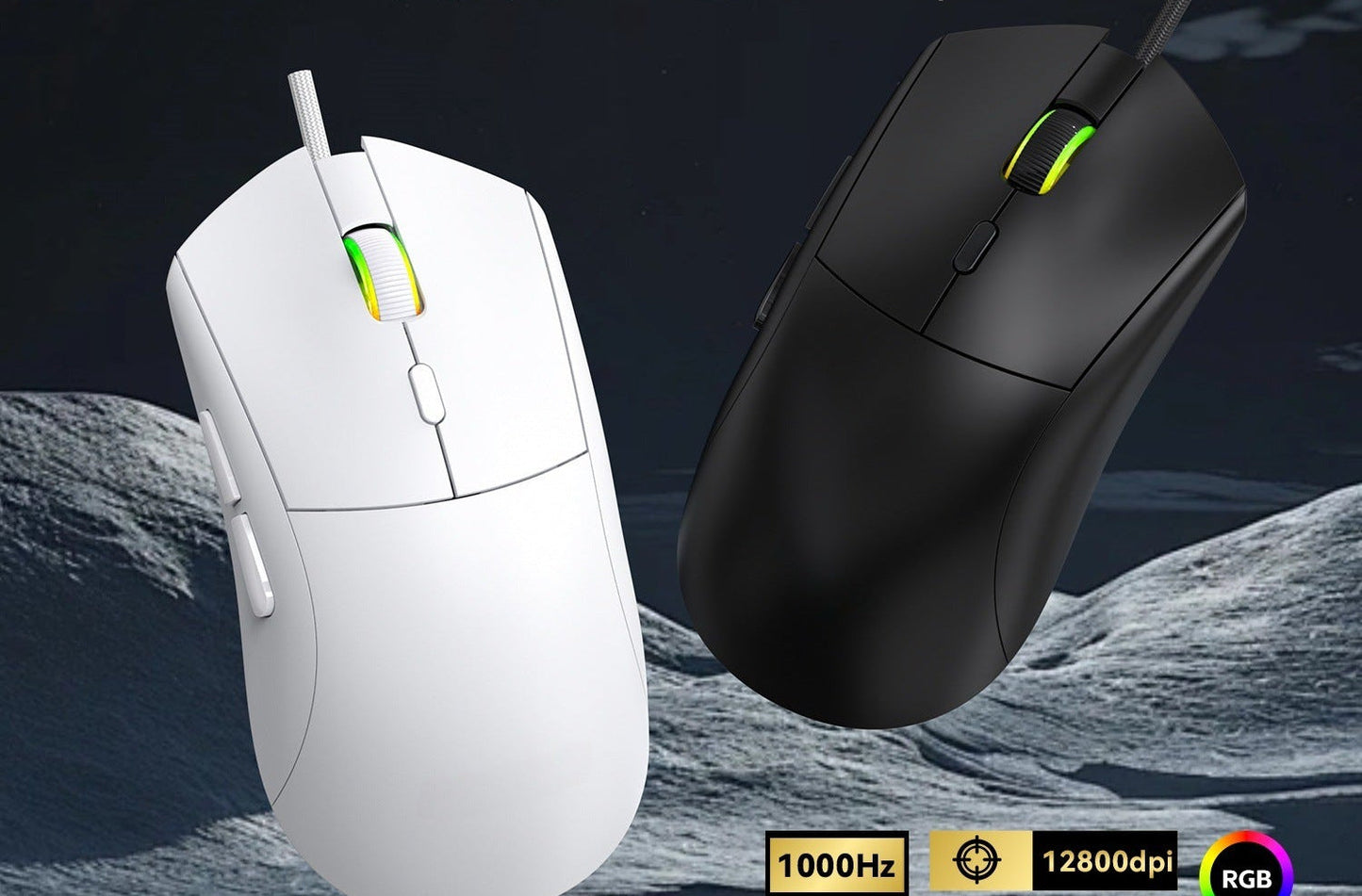 Hochleistungs-RGB-Kabelgebundene Gaming-Maus Brehn