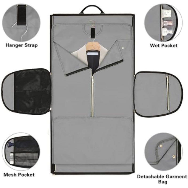 Multifunktionale Business-Tasche mit Integriertem Anzugfach Brehn