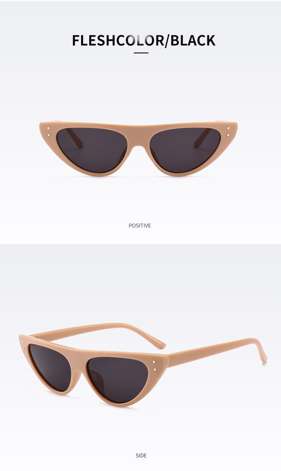 Chic Cat-Eye Sonnenbrille mit erhöhtem Design Brehn