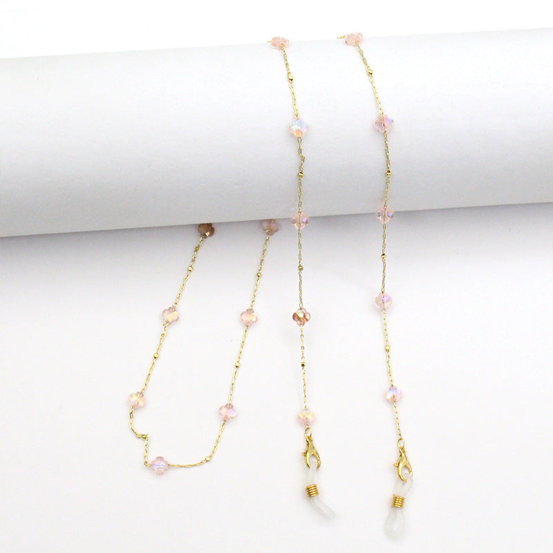 Elegante, kristallgestaltete Brillenband Brehn