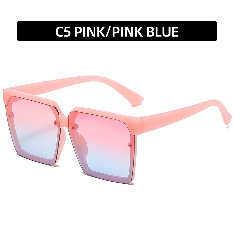 Chunky Geometrischer Rahmen Sonnenbrille