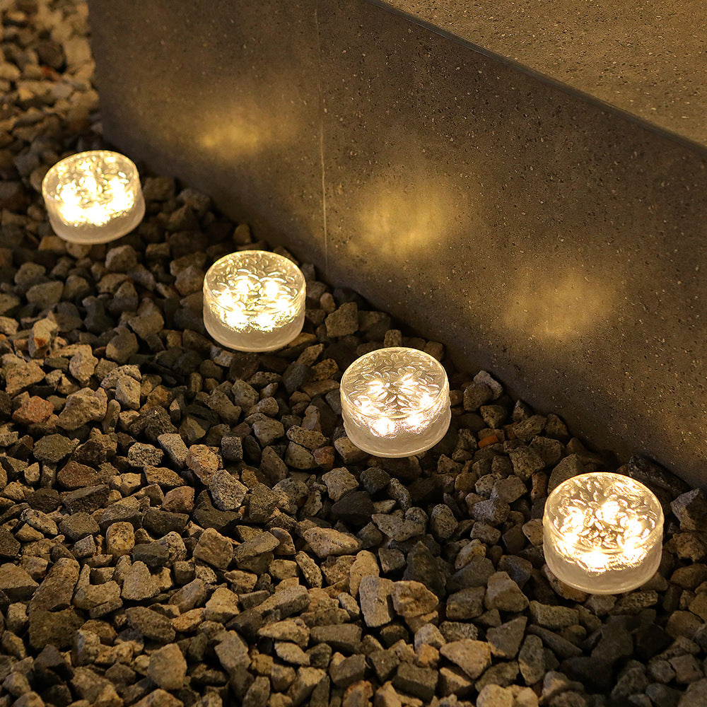 Frosted Glass In-Ground Solar Pathway LED Lights Brehn