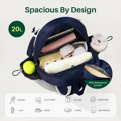 Tennis Schläger Rucksack Brehn
