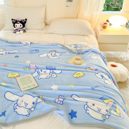 Damen weiche Fleece-Decke mit fröhlichem Kinderdesign Brehn