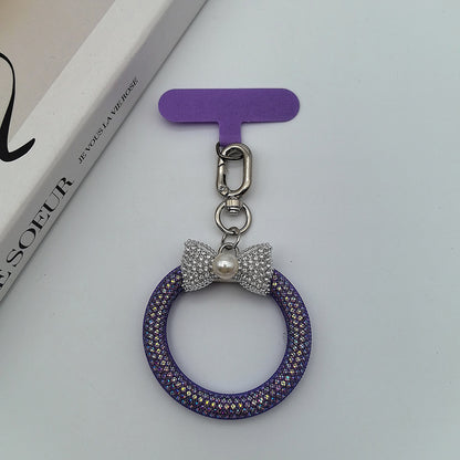 Eleganter Strass Schleife Schlüsselanhänger Brehn