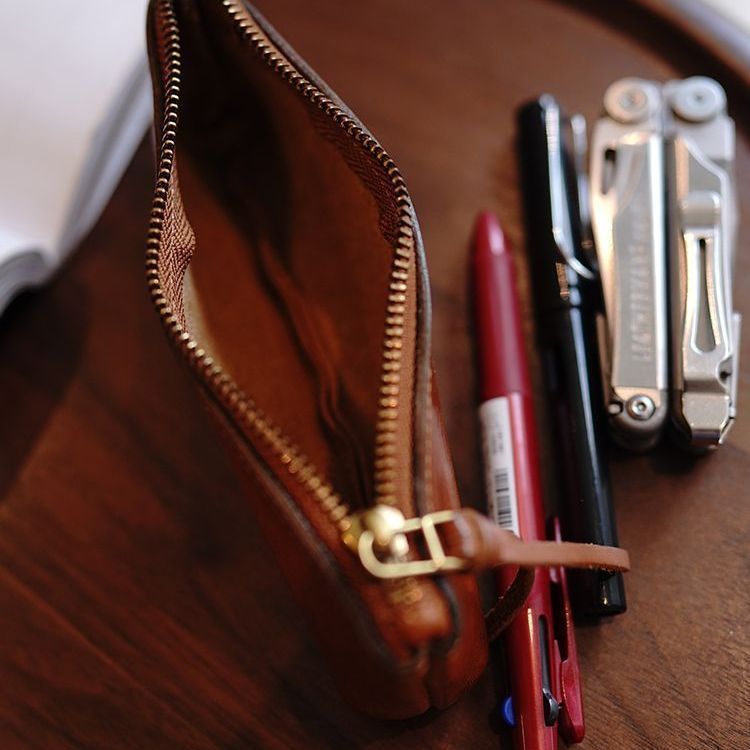 Premium Leder Bleistift etui Brehn