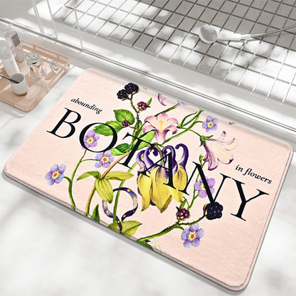Florale-dekorative Badezimmermatte Brehn