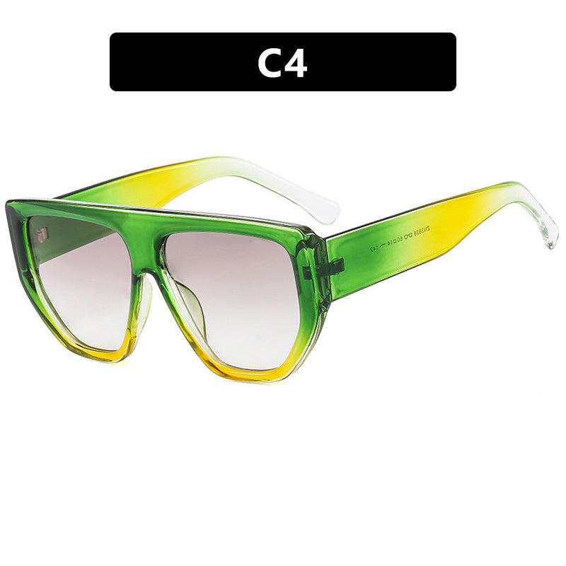 Damen modische Oversized-Sonnenbrille mit innovativem Rahmen Brehn