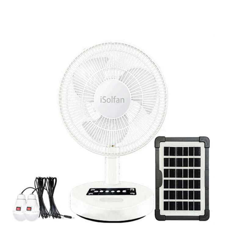 Damen tragbarer Solarbetriebener Tischventilator mit USB-Ladefunktion Brehn