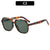 Vintage-inspirierte geometrische quadratische Sonnenbrille