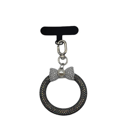 Eleganter Strass Schleife Schlüsselanhänger Brehn