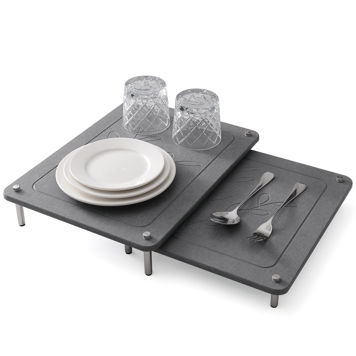 Mehrschichtige dekorative Servierplatte
