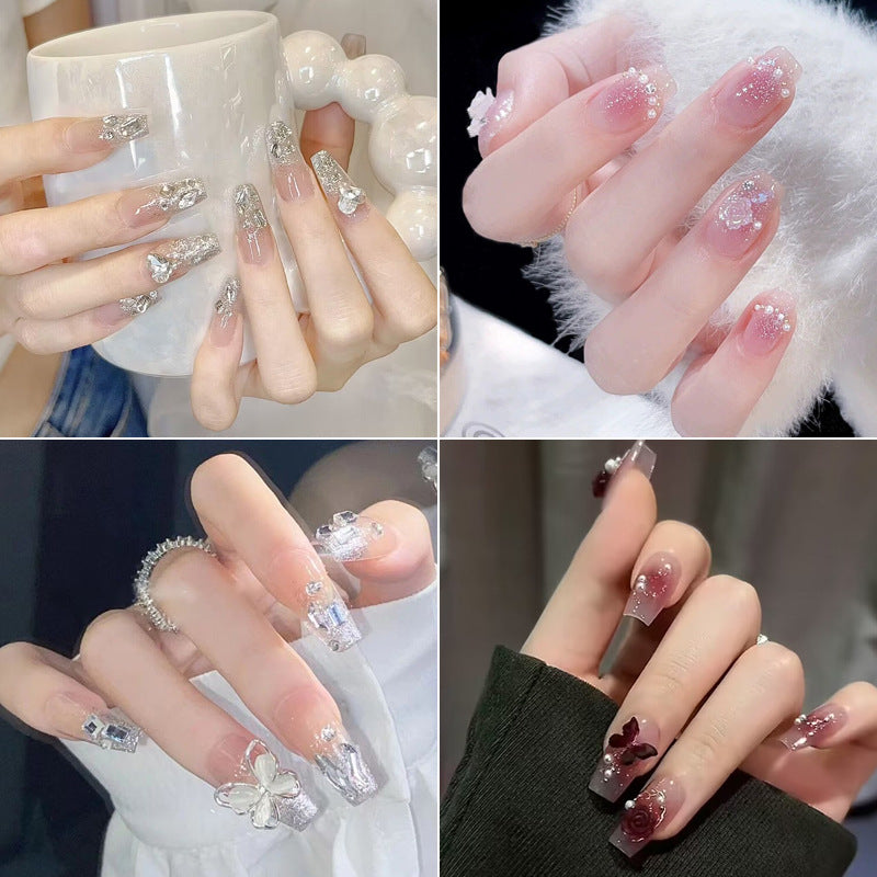 Kreatives thematisches Press-On Nagelkunst-Set Brehn