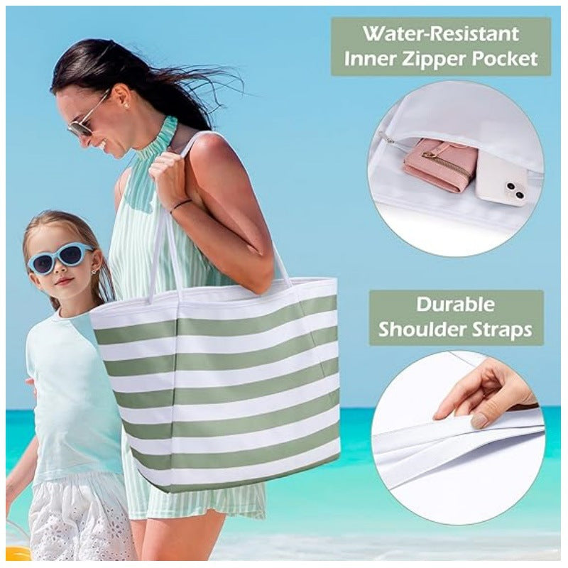 Strandtasche mit Großem Stauraum und Wasserabweisendem Material Brehn