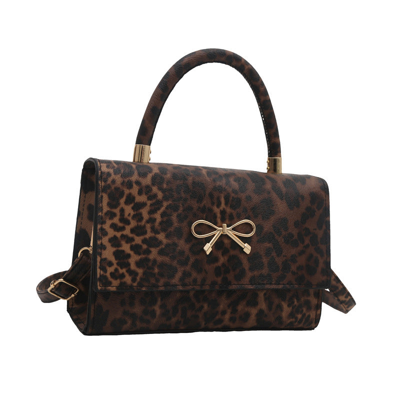 Stylische Tierdruck Top Handle Handtasche Brehn