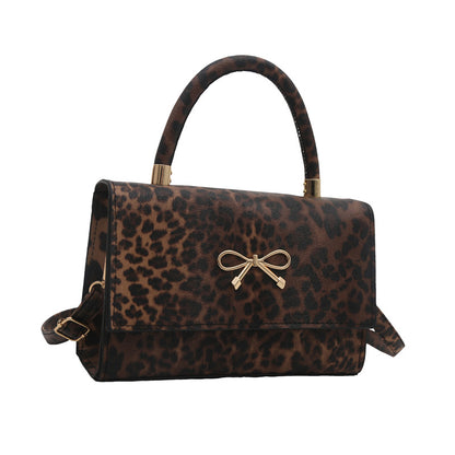 Stylische Tierdruck Top Handle Handtasche Brehn