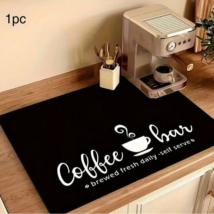 Kaffeethemen dekorative Küchenmatte