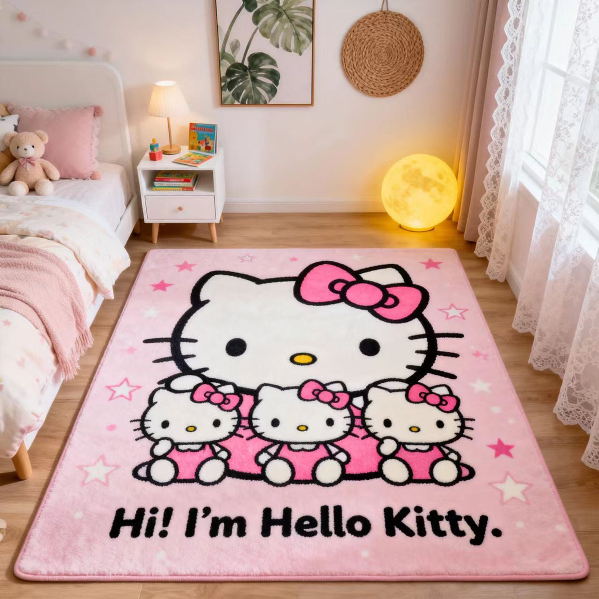 Hello Kitty-Themen Plüsch Fußmatte Brehn