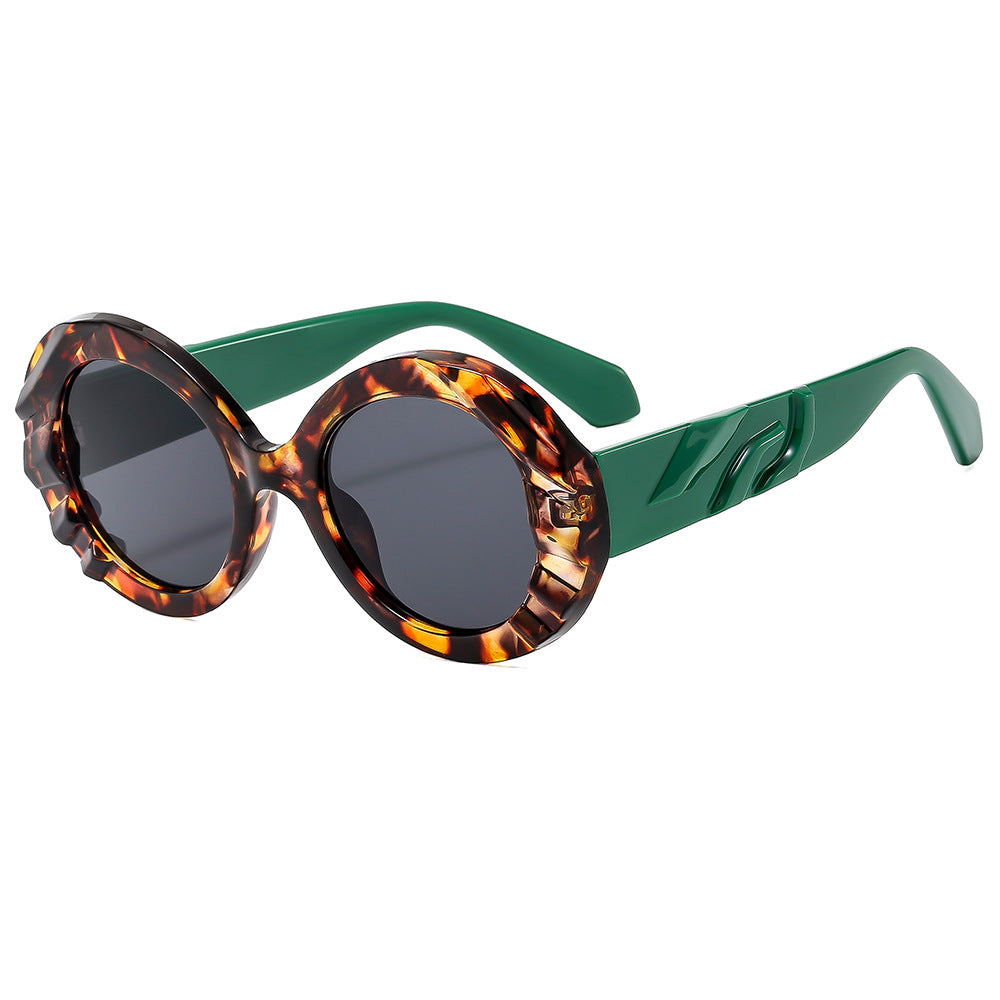 Damen Sonnenbrille mit einzigartigem, strukturiertem Rahmen und schützenden Gläsern Brehn