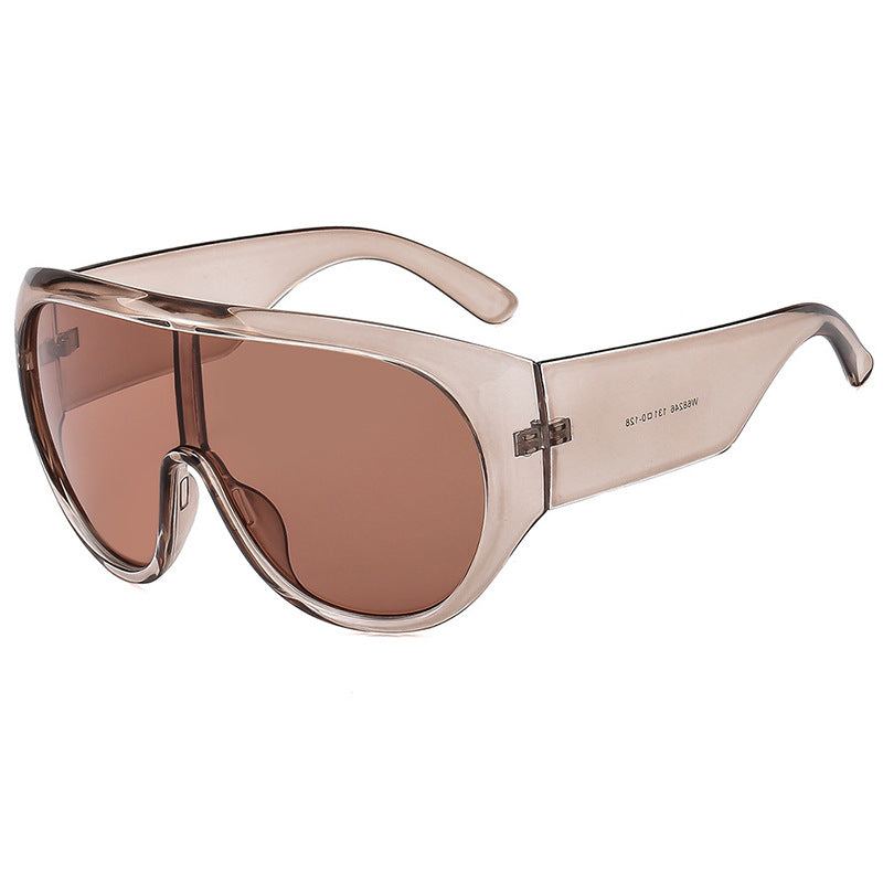 Damen sportliche Sonnenbrille im aerodynamischen Design mit breitem Sichtfeld Brehn