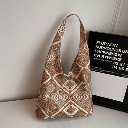 Bohemian gemusterte Hobo-Tasche
