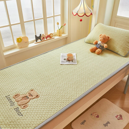 Damen Kinderbettauflage mit niedlichem Teddy-Motiv Brehn