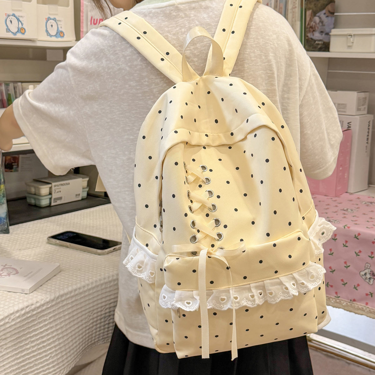 Stylischer Schnür-Backpack Brehn