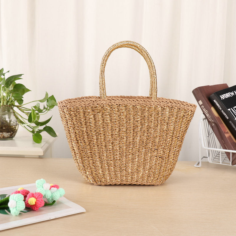 Wunderschöne Handgefertigte Einkaufsstamm-Tasche Brehn