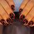 Glänzende Stiletto-Nagelspitzen mit Leopardenmuster-Design Brehn
