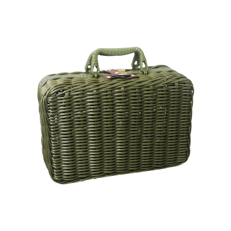 Handgefertigter Geflochtener Picknickkorb Brehn 1787892945