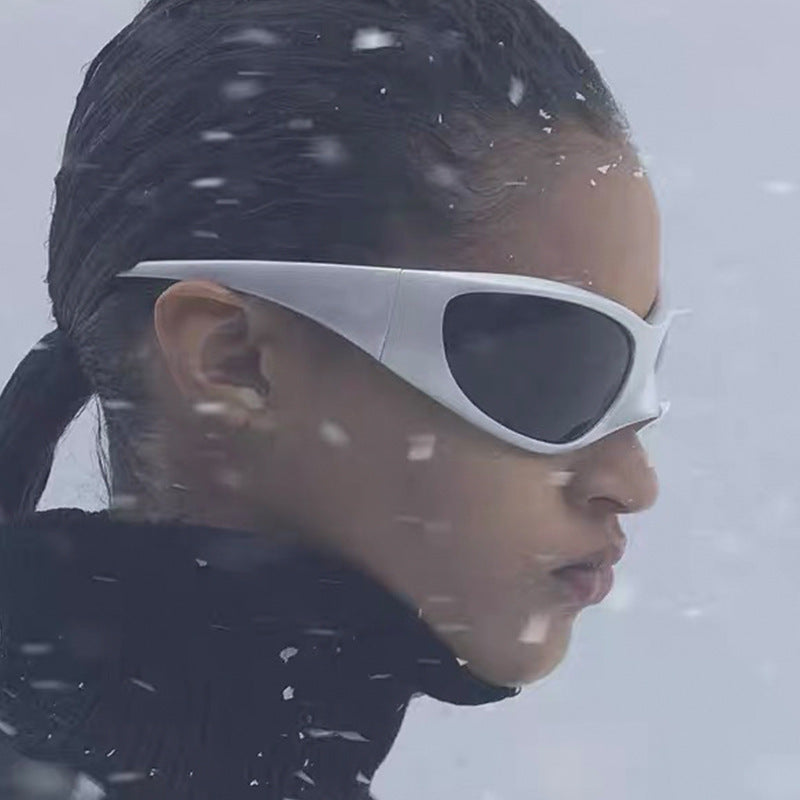 Damen Sportliche Sonnenbrille mit aerodynamic Design Brehn