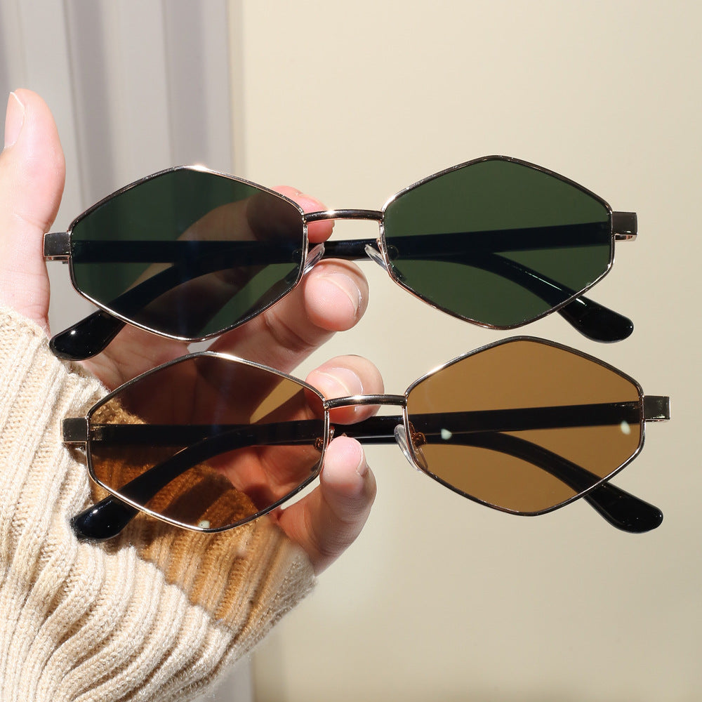 Damen geometrische modische Brille Brehn