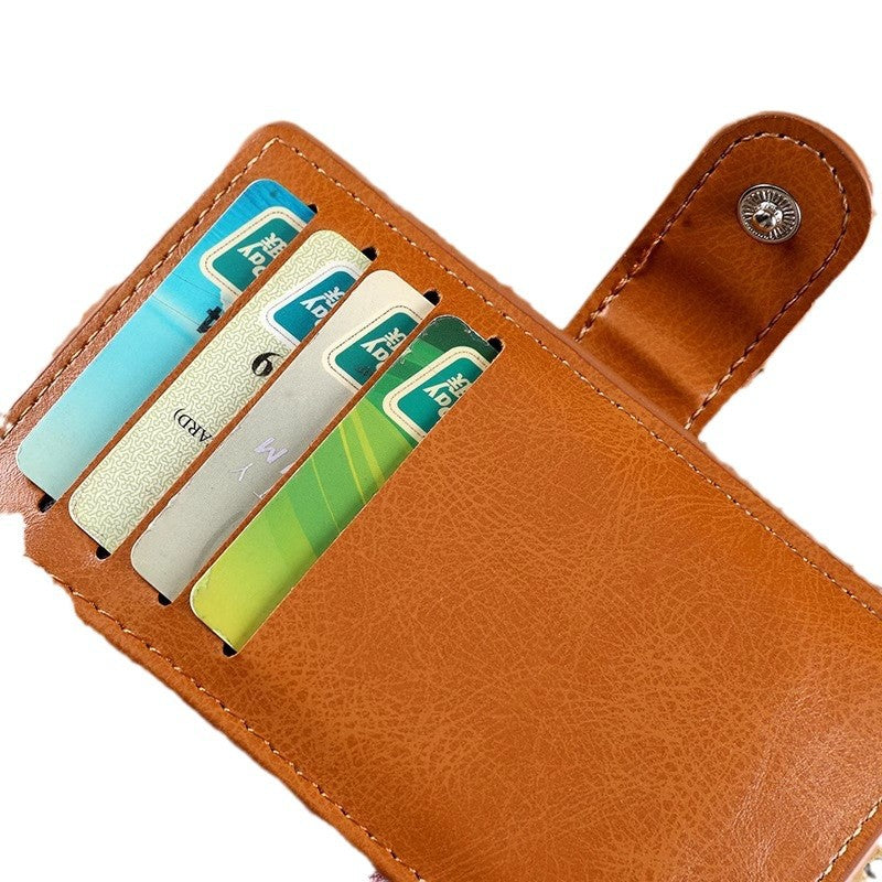 RFID-blockierende Leder-Kartenhalter Brehn