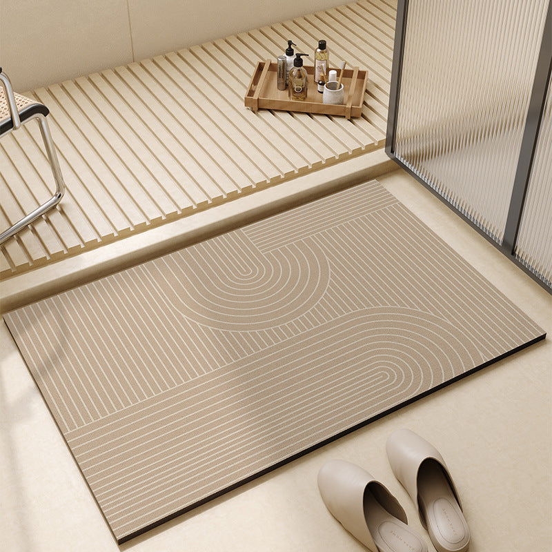 Modern Geometrische Badematte Brehn
