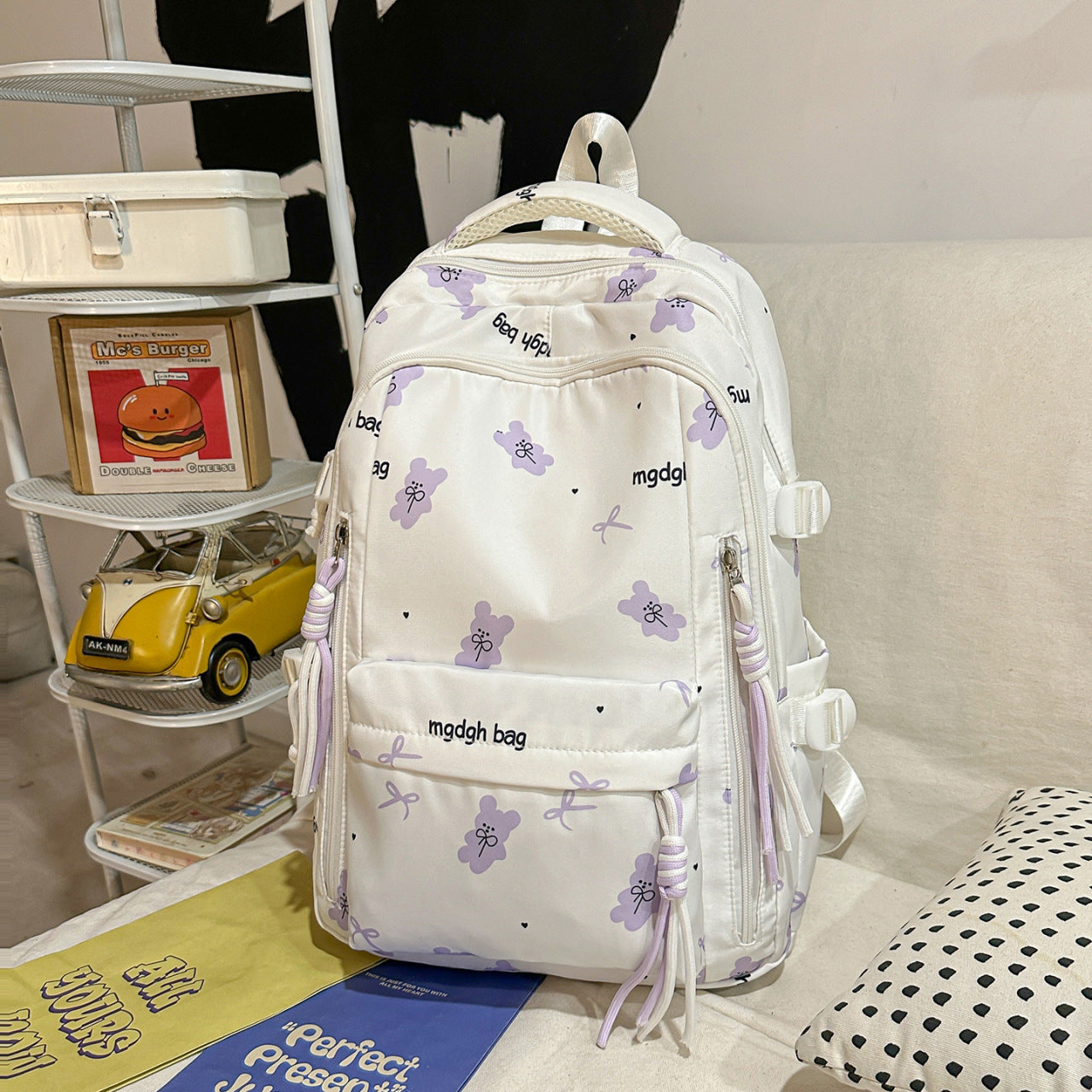 Stylischer Rucksack mit Süßem Tiermotiv Brehn