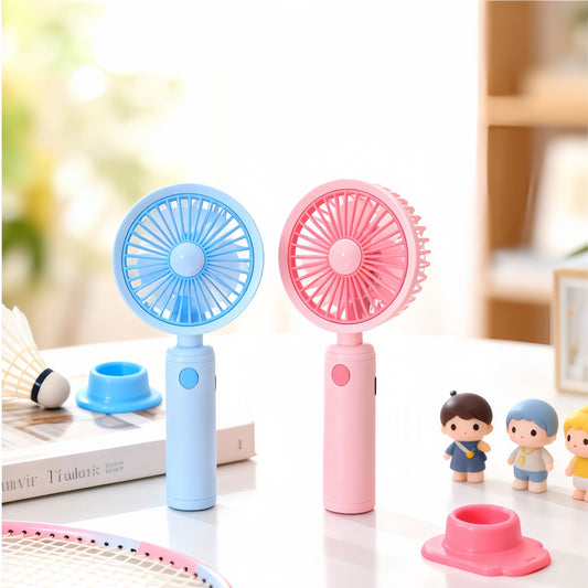 Damen Tragbarer Handventilator mit USB-Ladefunktion und flexiblem Stand Brehn
