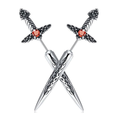 Gothic Schwertförmige Ohrringe Brehn
