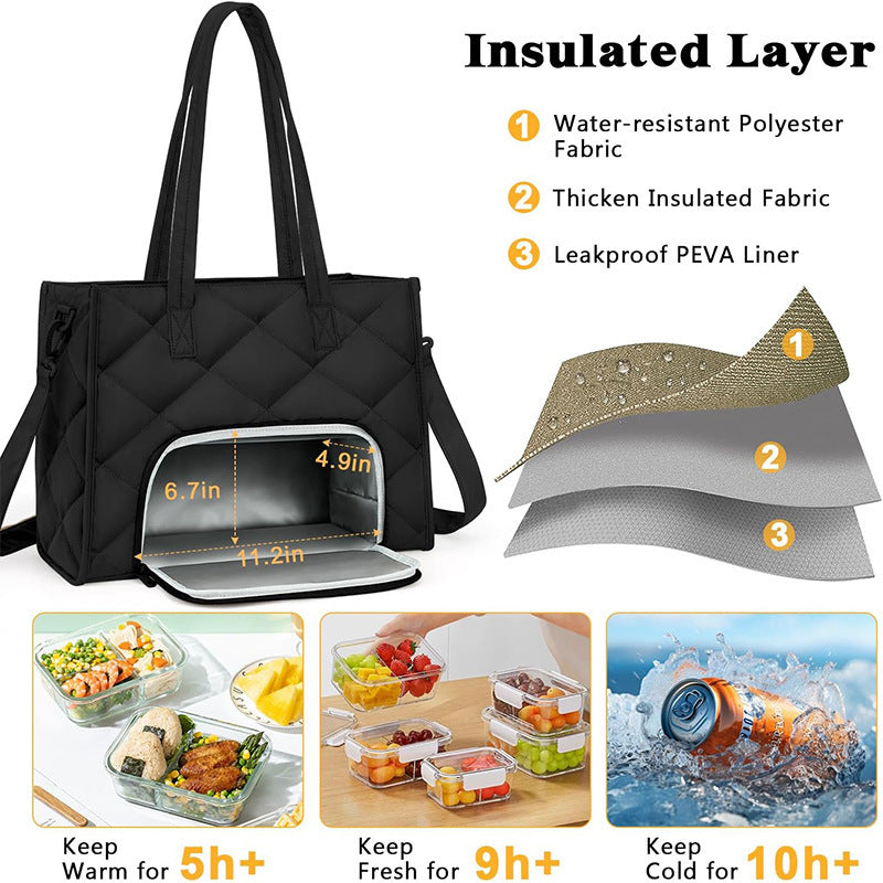 Isolierte Kühltasche mit Integriertem Fächer-System Brehn
