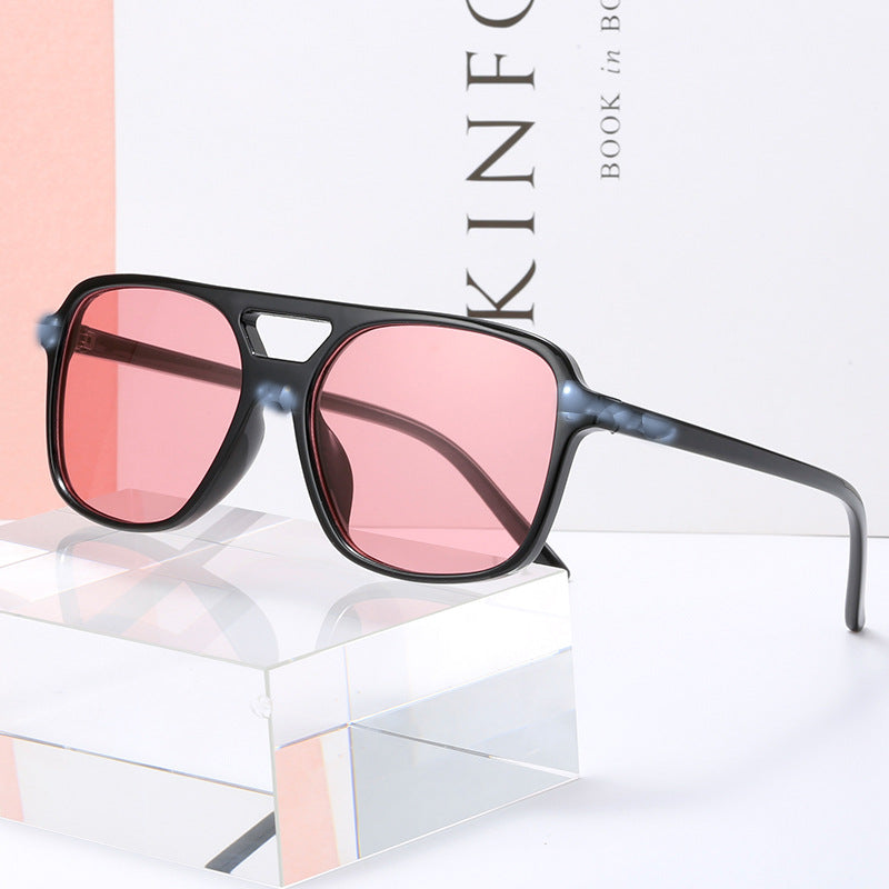Damen modische rechteckige Brille mit stylischem Rahmen Brehn