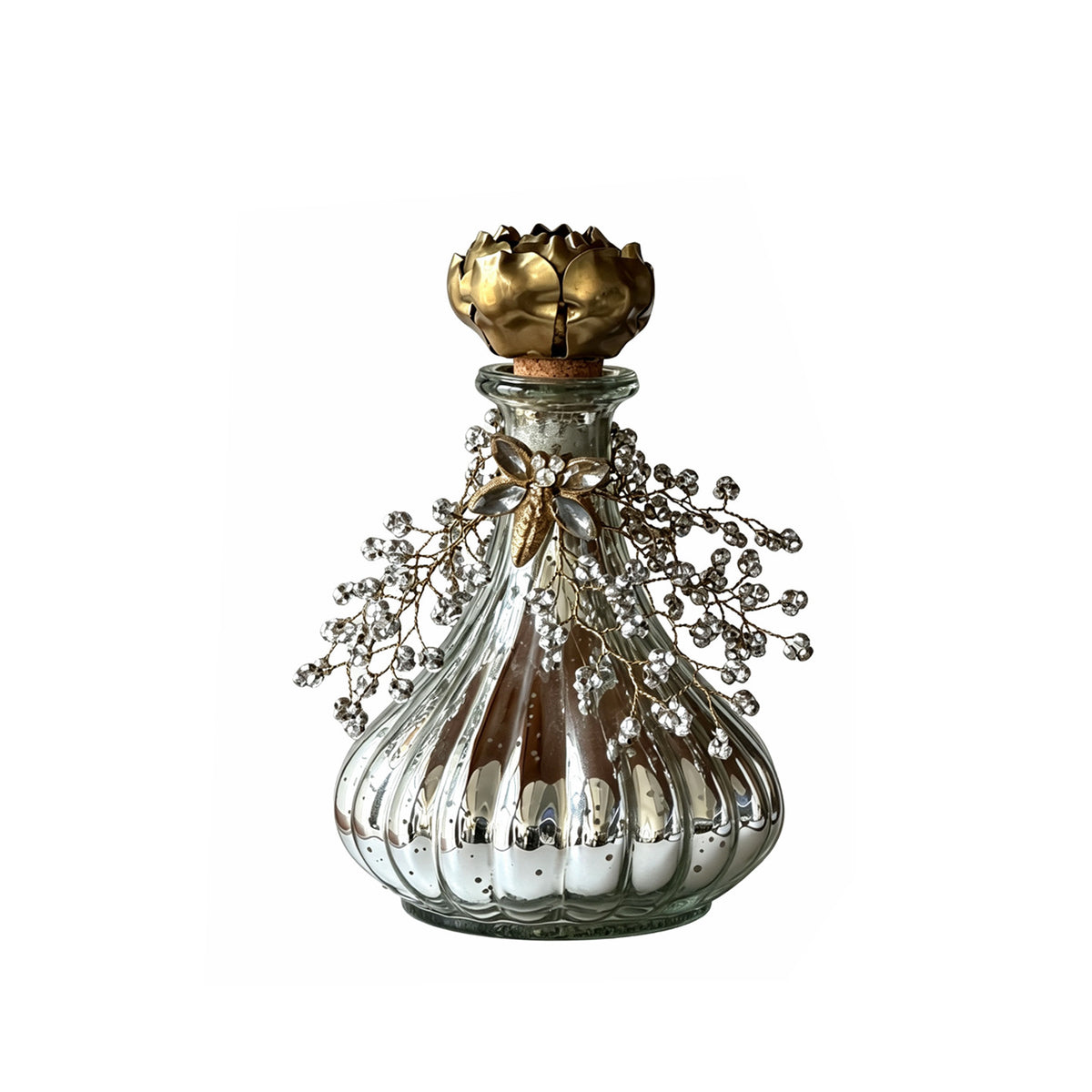 Vintage Gänsefedern mit elegantem silbernen Griff