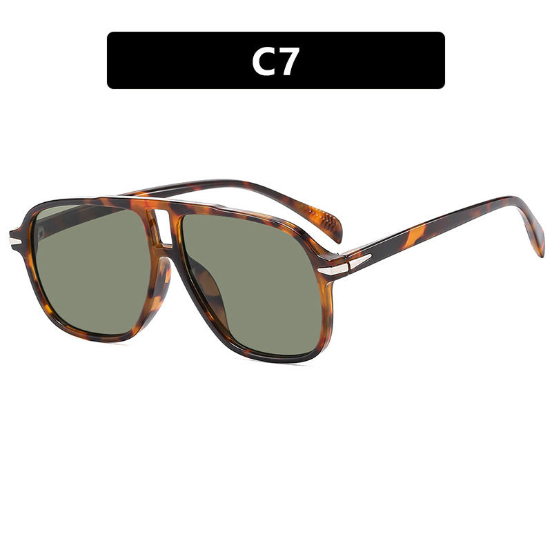 Damen modische, quadratische Sonnenbrille mit stylischem Rahmen Brehn