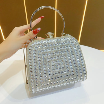 Elegante Handheld Strass Abendtasche
