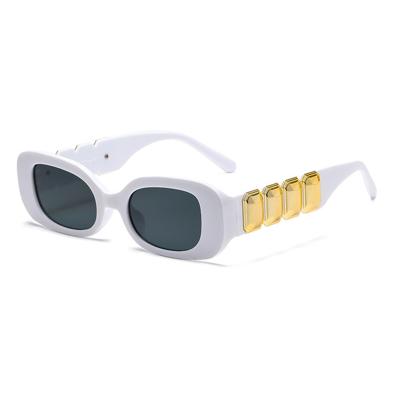 Damen modische Sonnenbrille mit glamourösem Rahmen Brehn