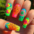 Neon Nagelkunst-Set Brehn