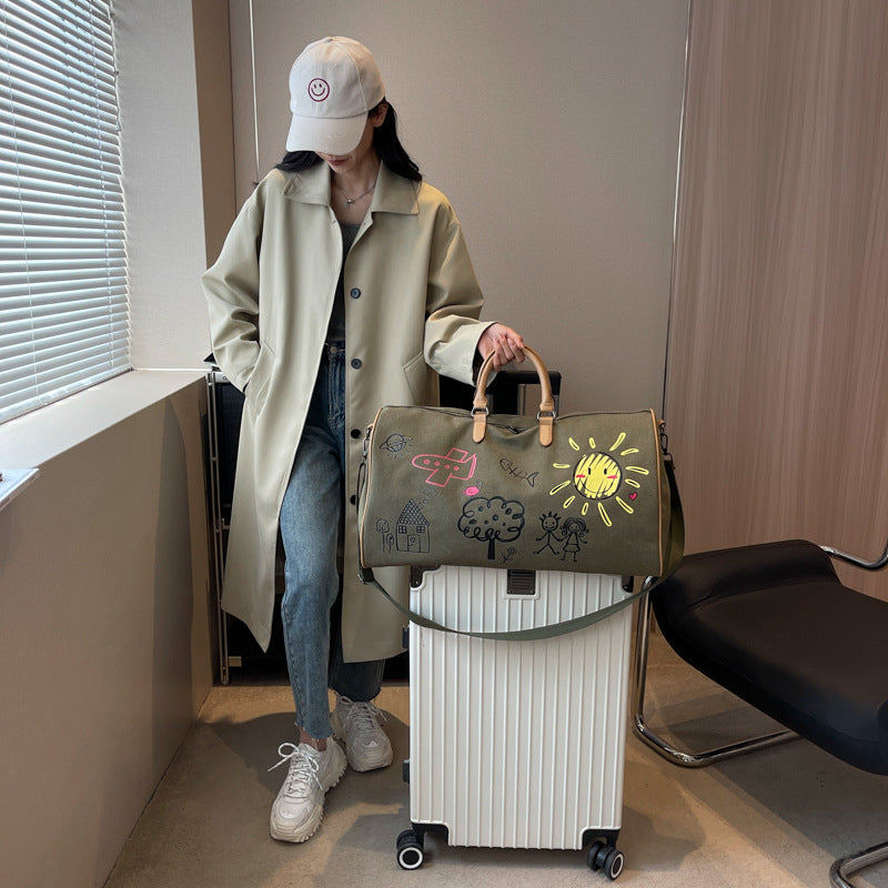 Künstlerische Reise-Duffel-Tasche Brehn