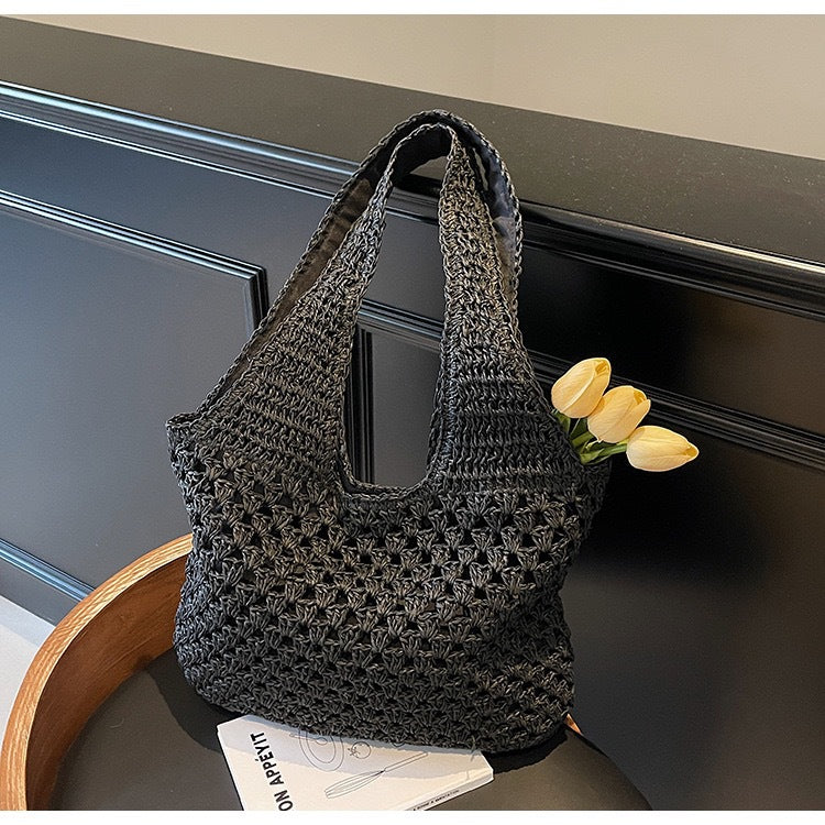 Henkeltasche mit Exquisite Gewebestruktur Brehn