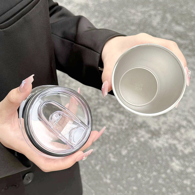 Damen Isolierbecher mit innovativem Druckverschluss Brehn