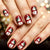 Urlaubs-Themen Schneemann Nagelkunst Brehn